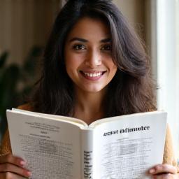Maya Singh, instructor, showing student how to read a knitting chart
