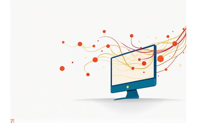 Digital illustration of a stylized website icon with flowing yarn strands, representing intellectual property and digital community